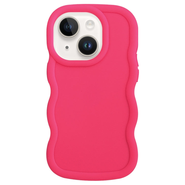 For iPhone 13 Big Wave Puff Shape TPU Phone Case