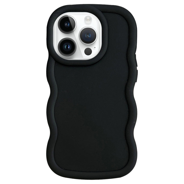 For iPhone 14 Pro Big Wave Puff Shape TPU Phone Case