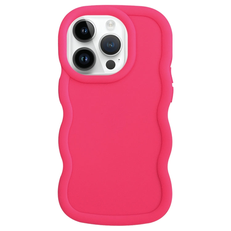 For iPhone 15 Pro Big Wave Puff Shape TPU Phone Case
