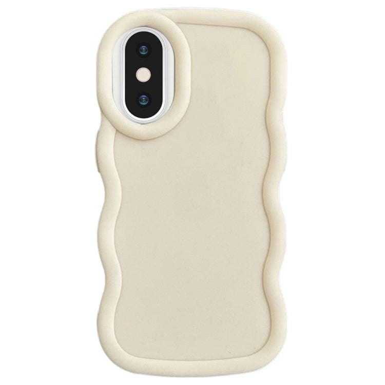 For iPhone X / XS Big Wave Puff Shape TPU Phone Case