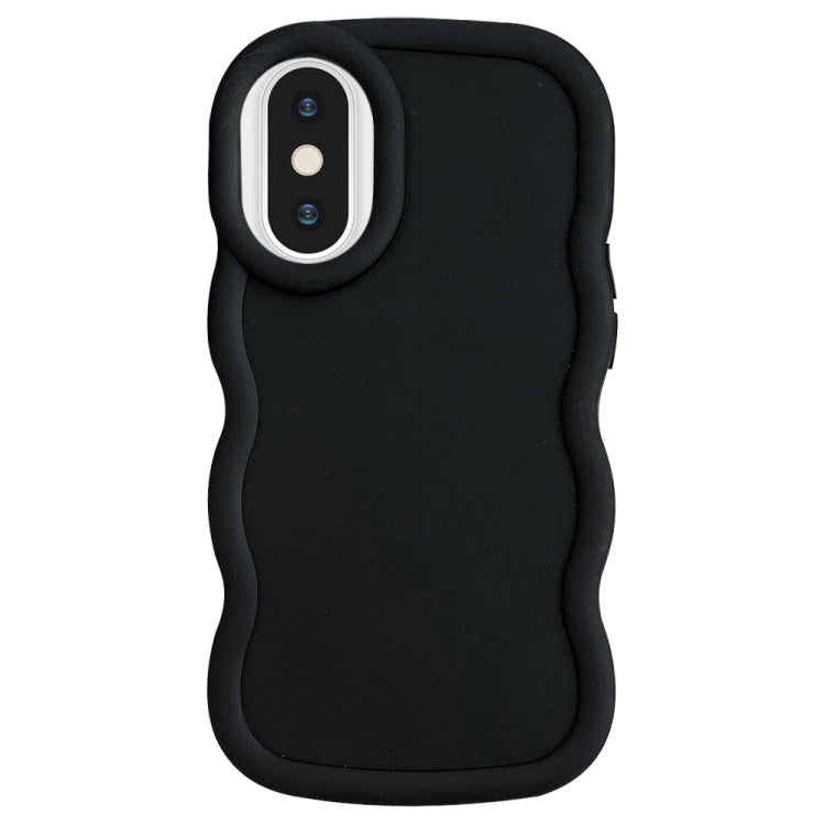 For iPhone X / XS Big Wave Puff Shape TPU Phone Case