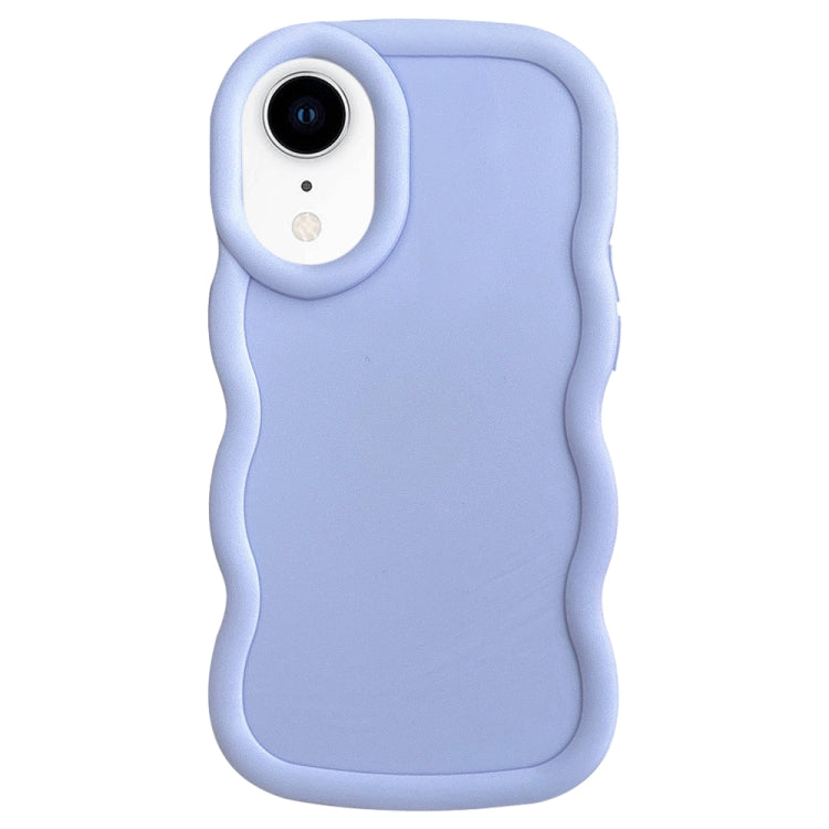 For iPhone XR Big Wave Puff Shape TPU Phone Case
