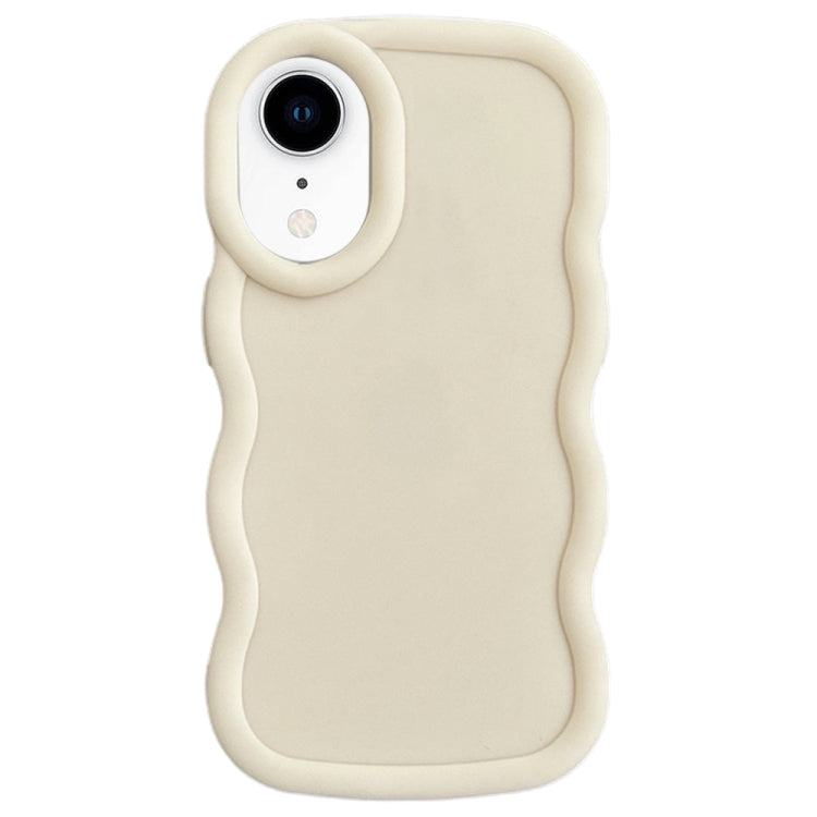 For iPhone XR Big Wave Puff Shape TPU Phone Case