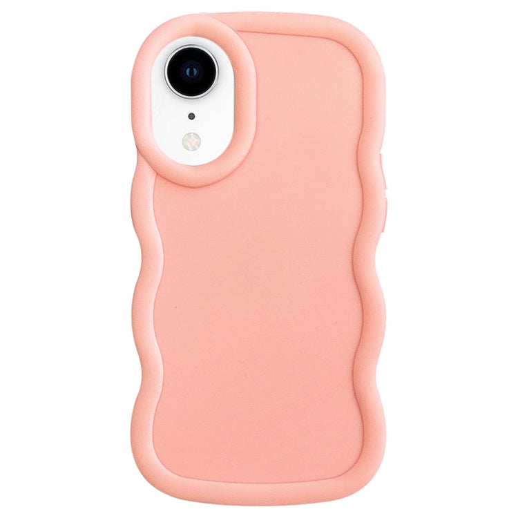 For iPhone XR Big Wave Puff Shape TPU Phone Case