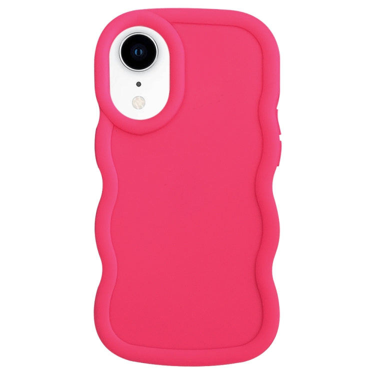 For iPhone XR Big Wave Puff Shape TPU Phone Case