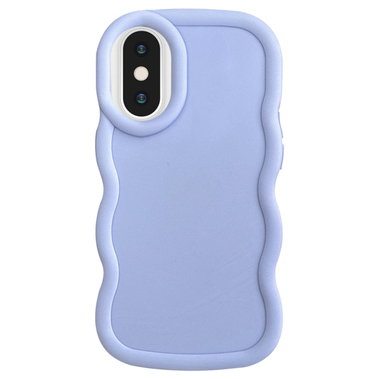 For iPhone XS Max Big Wave Puff Shape TPU Phone Case