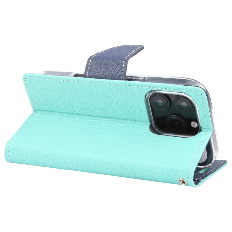 For iPhone 16 Pro GOOSPERY FANCY DIARY Cross Texture Leather Phone Case