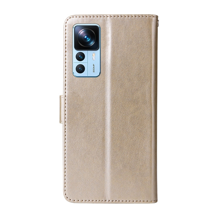 For Xiaomi 12T / 12T Pro / Redmi K50 Ultra Embossed Butterfly Flowers Leather Phone Case