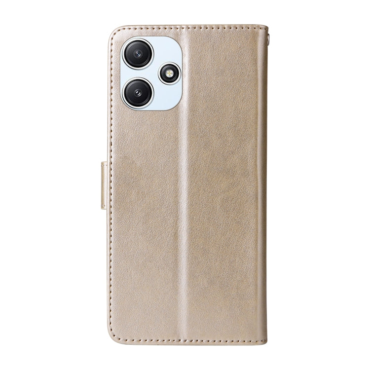 For Xiaomi Poco M6 Pro 5G Embossed Butterfly Flowers Leather Phone Case