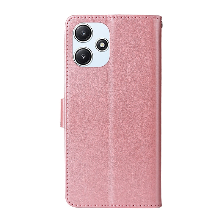 For Xiaomi Poco M6 Pro 5G Embossed Butterfly Flowers Leather Phone Case