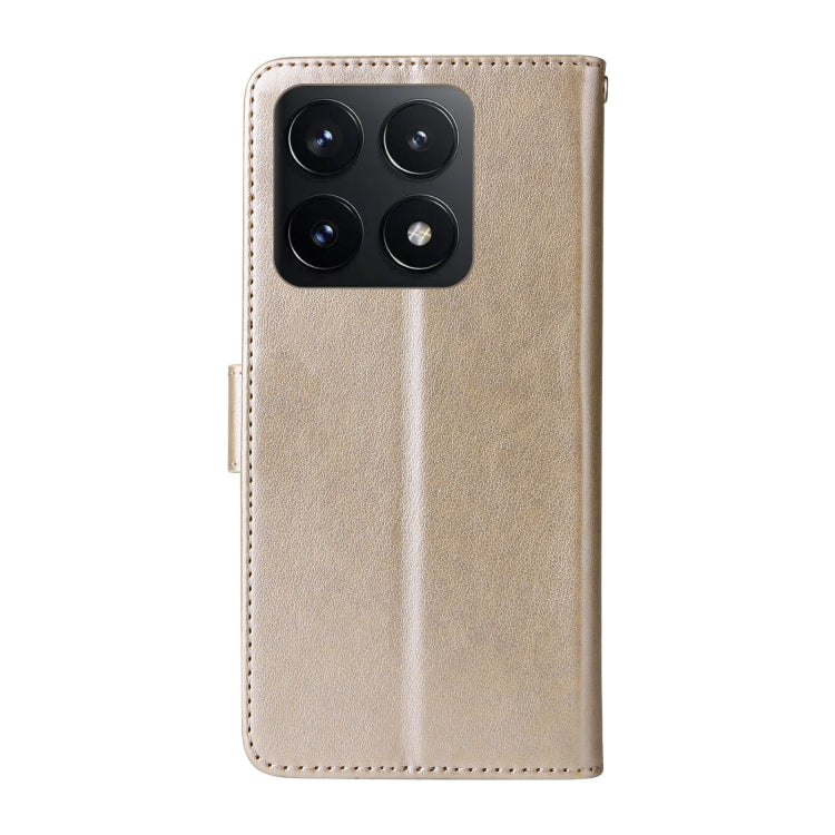 For Xiaomi 14T Embossed Butterfly Flowers Leather Phone Case