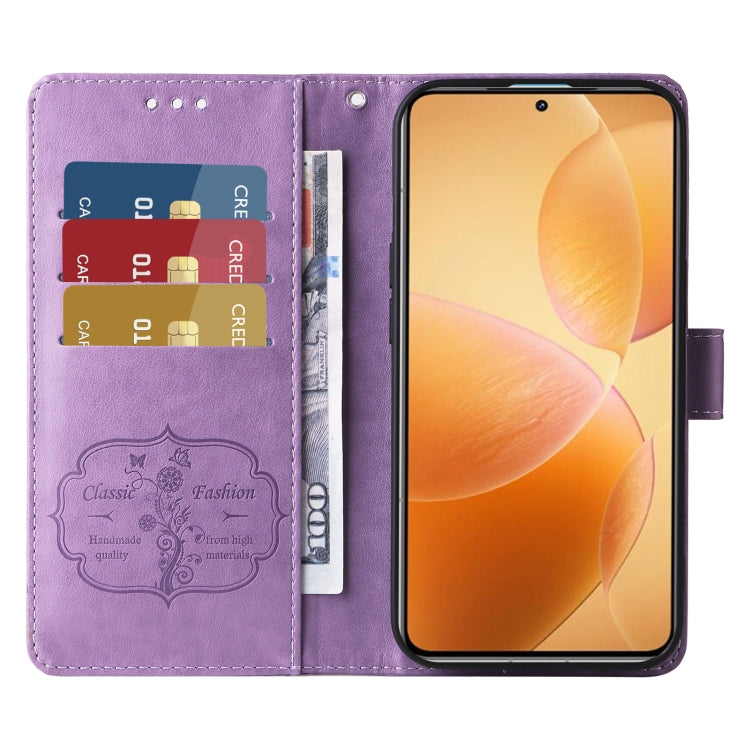 For Xiaomi 14T Pro Embossed Butterfly Flowers Leather Phone Case