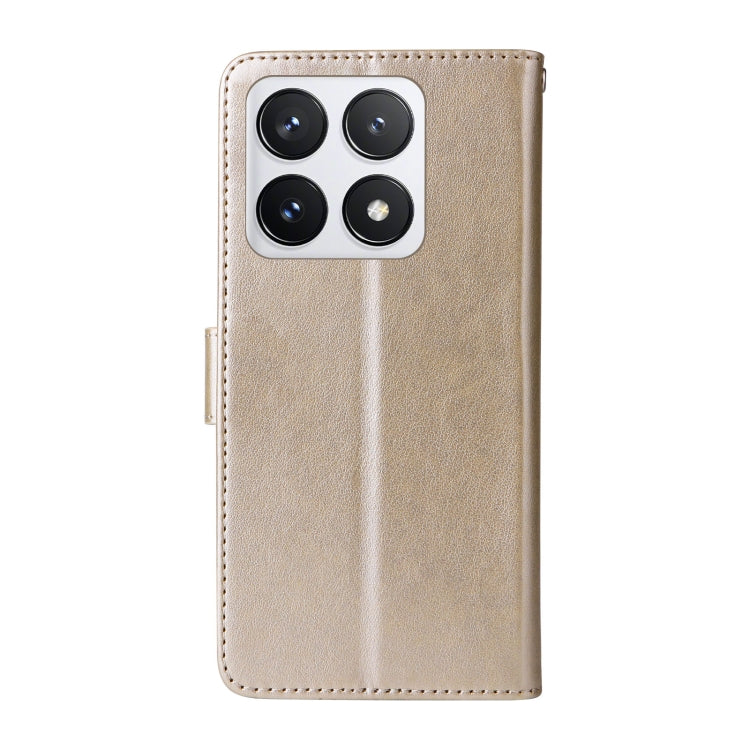 For Xiaomi 14T Pro Embossed Butterfly Flowers Leather Phone Case