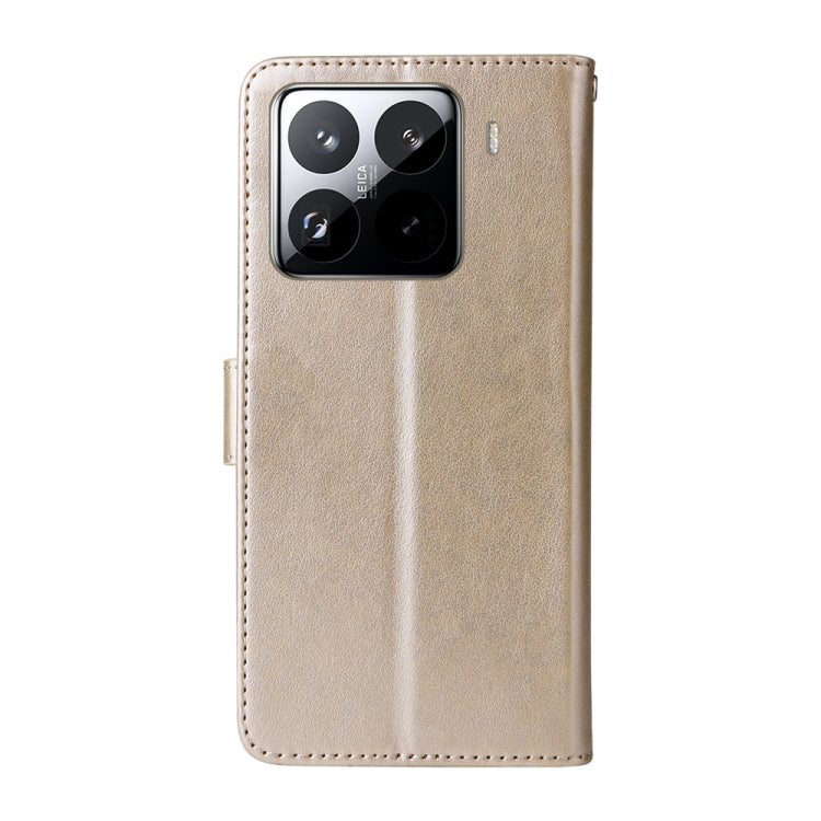 For Xiaomi 15 Pro Embossed Butterfly Flowers Leather Phone Case