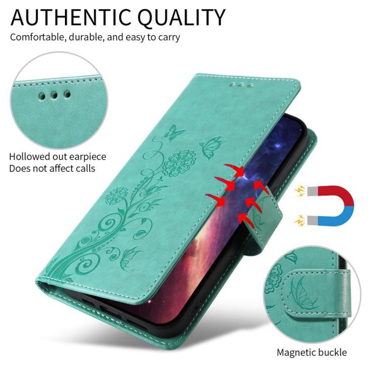 For Xiaomi 15T 5G Embossed Butterfly Flowers Leather Phone Case