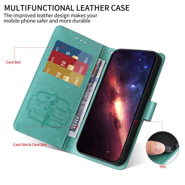 For Xiaomi 17T 5G Embossed Butterfly Flowers Leather Phone Case