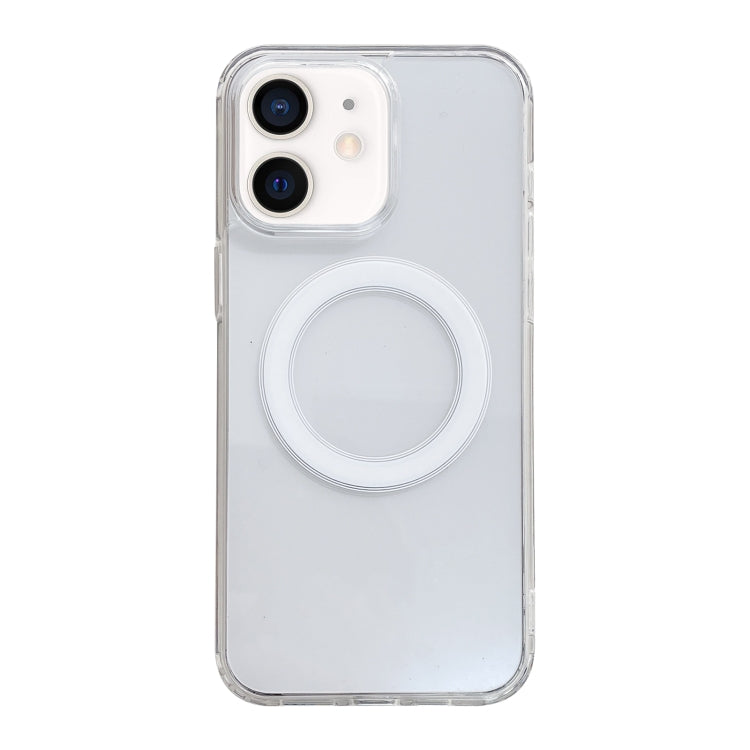 For iPhone 11 Clear Acrylic TPU MagSafe Phone Case - Transparent