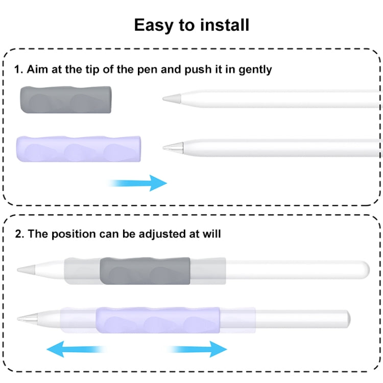 For Apple Pencil & Huawei M-Pencil Series Universal Stylus Silicone Protective Grip Cover