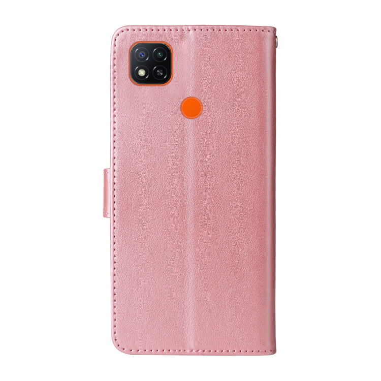 For Redmi 10A 4G Embossed Butterfly Flowers Leather Phone Case