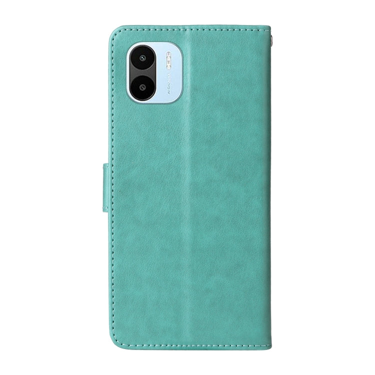 For Redmi A1 4G / A2 4G Embossed Butterfly Flowers Leather Phone Case