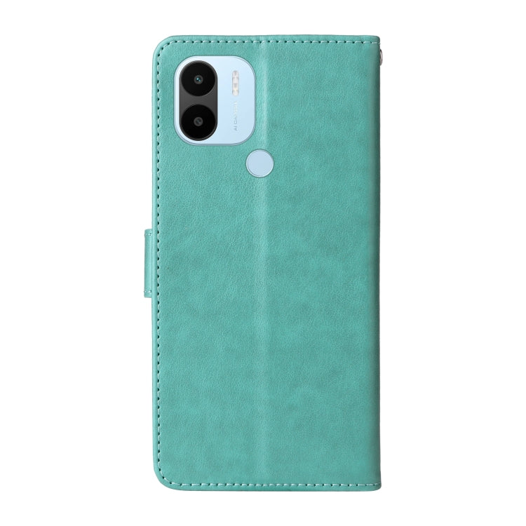 For Redmi A1 Plus / A2 Plus Embossed Butterfly Flowers Leather Phone Case