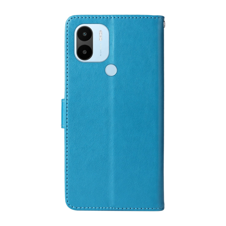 For Redmi A1 Plus / A2 Plus Embossed Butterfly Flowers Leather Phone Case