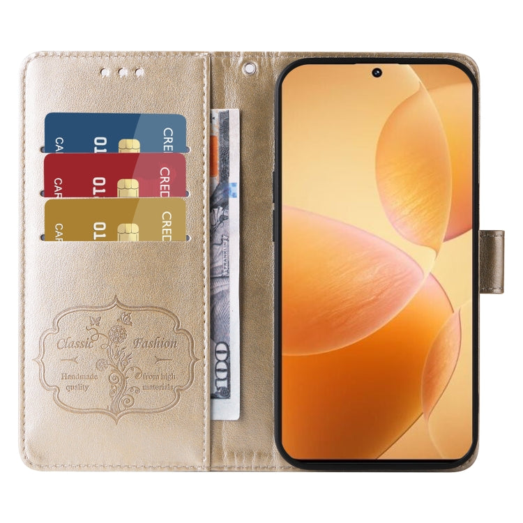 For Redmi K70 / K70 Pro Embossed Butterfly Flowers Leather Phone Case