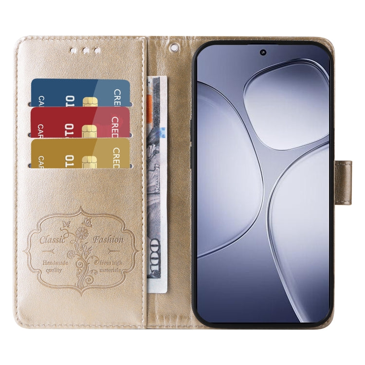 For Redmi K70 Ultra Embossed Butterfly Flowers Leather Phone Case