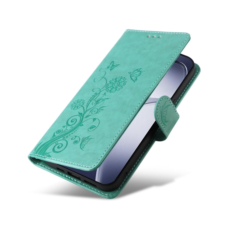 For Redmi K70 Ultra Embossed Butterfly Flowers Leather Phone Case