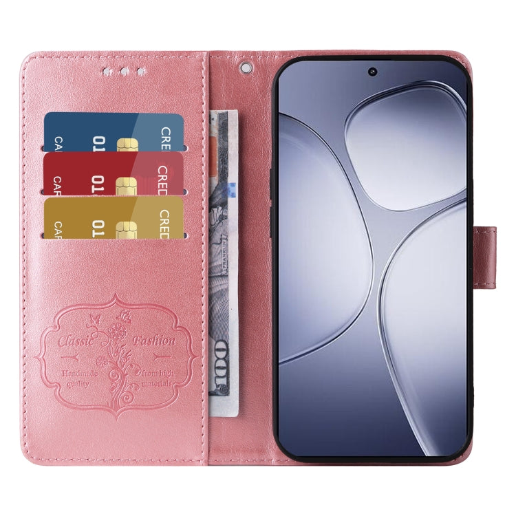 For Redmi K70 Ultra Embossed Butterfly Flowers Leather Phone Case