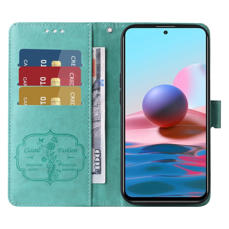 For Redmi Note 11 SE 4G India Embossed Butterfly Flowers Leather Phone Case