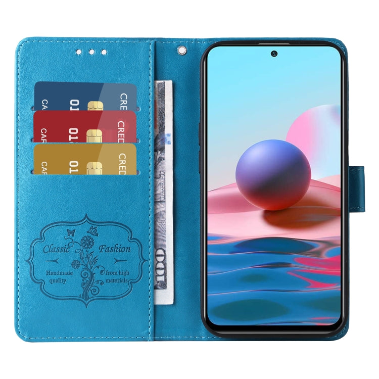 For Redmi Note 11 SE 4G India Embossed Butterfly Flowers Leather Phone Case