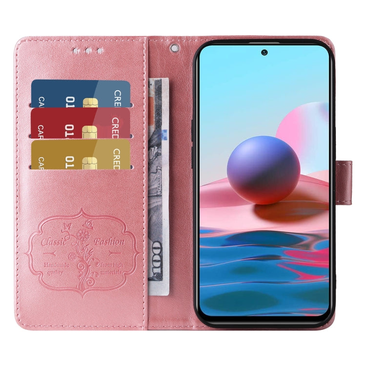 For Redmi Note 11 SE 4G India Embossed Butterfly Flowers Leather Phone Case