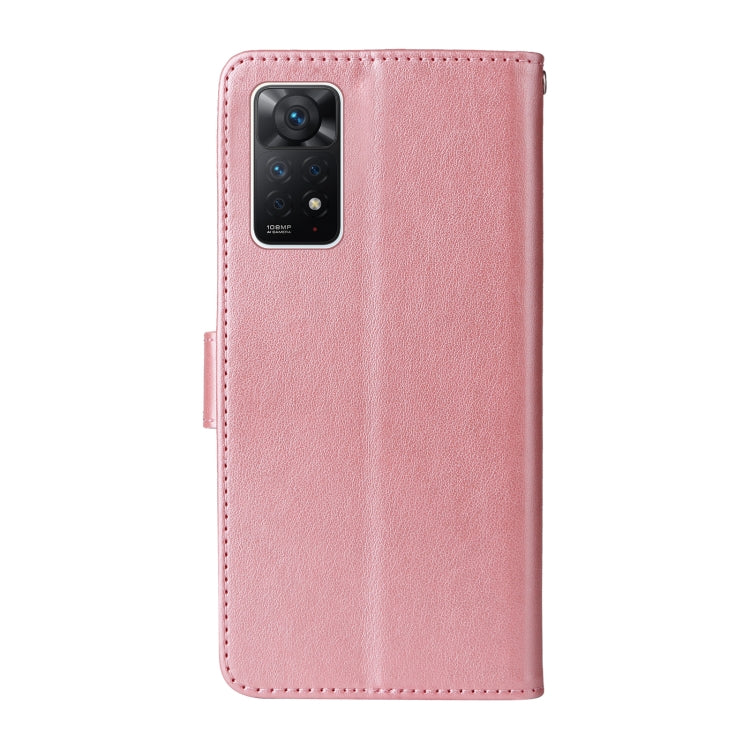 For Redmi Note 12 Pro 4G Embossed Butterfly Flowers Leather Phone Case