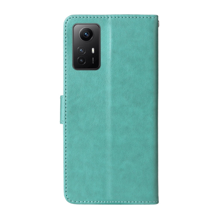 For Redmi Note 12S 4G Global Embossed Butterfly Flowers Leather Phone Case