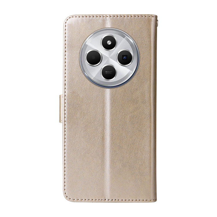 For Redmi 14C Embossed Butterfly Flowers Leather Phone Case