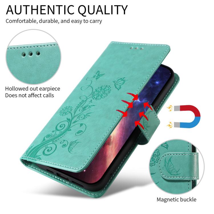For Redmi K80 Ultra Embossed Butterfly Flowers Leather Phone Case