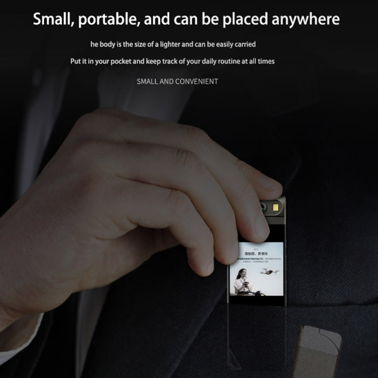 B40 1080P Portable Mini Camera HD Video Recorder Support Night Vision - Silver
