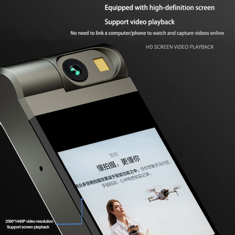 B40 1080P Portable Mini Camera HD Video Recorder Support Night Vision - Silver