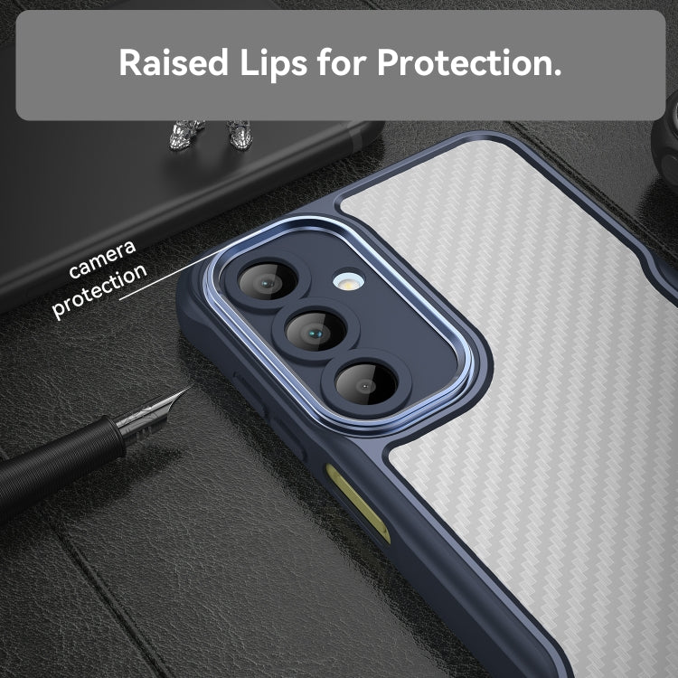 For Samsung Galaxy A16 5G Carbon Fiber Texture Translucent Phone Case