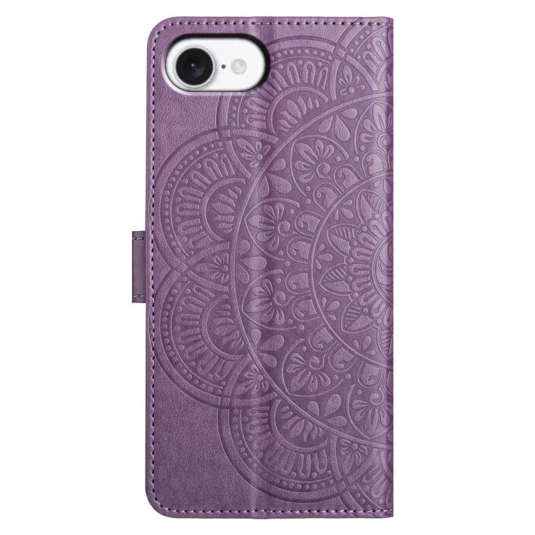 For iPhone 17e / 16e Flower Embossed Leather Phone Case