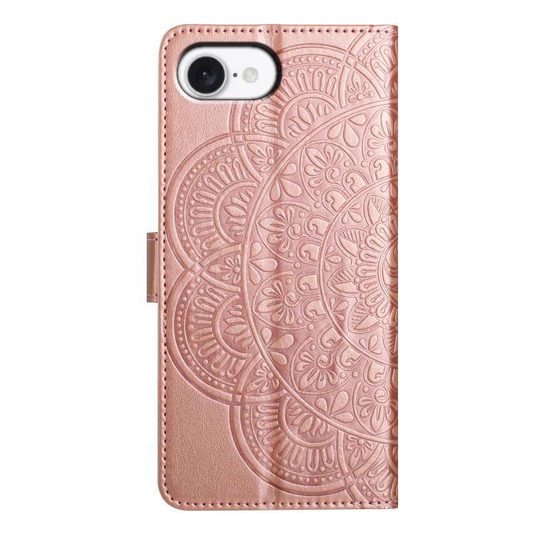 For iPhone 17e / 16e Flower Embossed Leather Phone Case