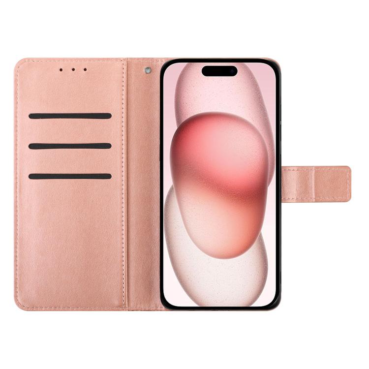 For iPhone 17 Flower Embossed Leather Phone Case