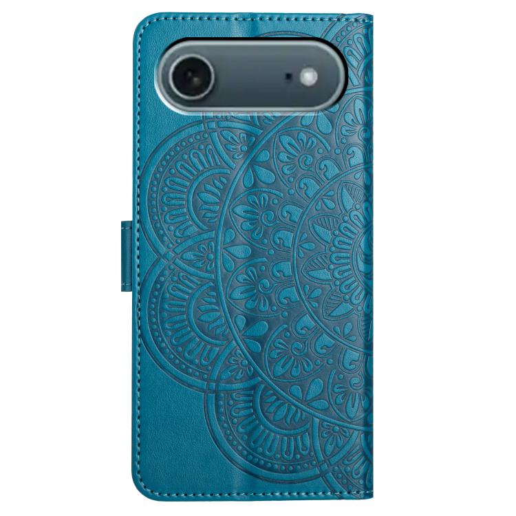 For iPhone Air Flower Embossed Leather Phone Case