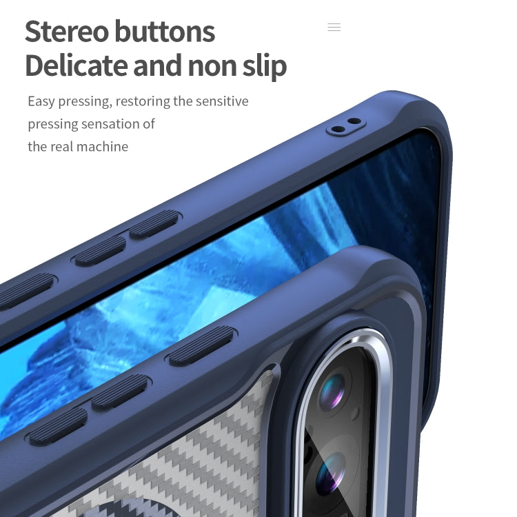 For Google Pixel 9 Pro / 9 Carbon Fiber Texture MagSafe Translucent Phone Case
