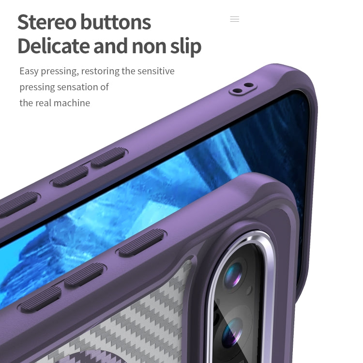 For Google Pixel 9 Pro / 9 Carbon Fiber Texture MagSafe Translucent Phone Case