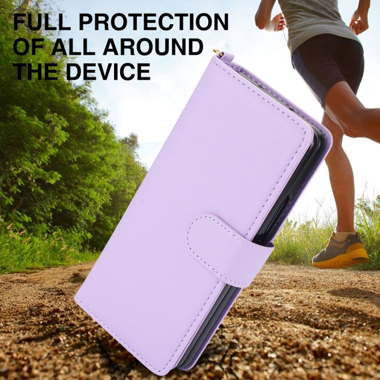 For Samsung Galaxy Z Fold5 Multi-Card Wallet RFID Leather Phone Case
