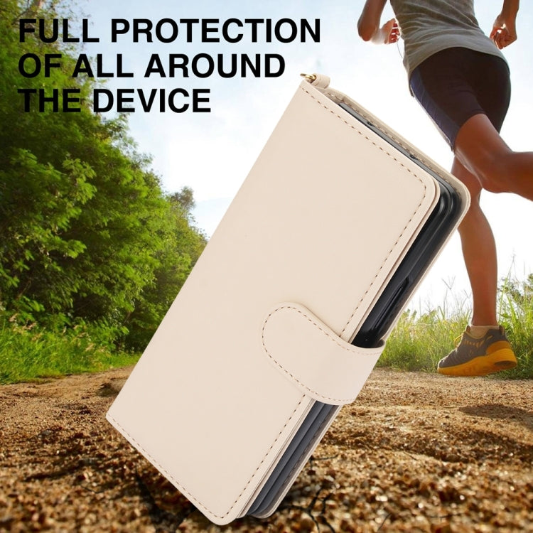 For Samsung Galaxy Z Fold4 Multi-Card Wallet RFID Leather Phone Case