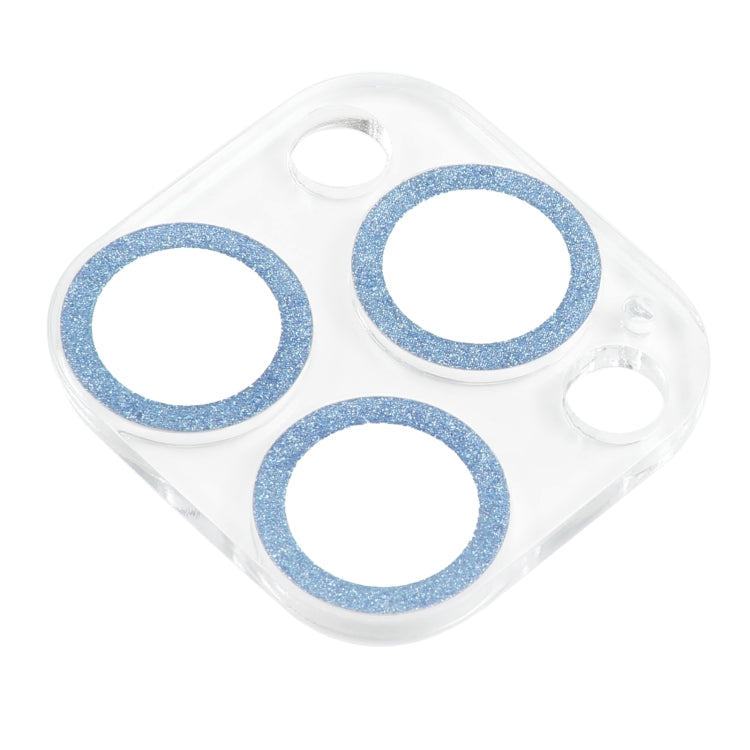 For iPhone 16 Pro / 16 Pro Max Glitter Ring Tempered Glass Camera Lens Film