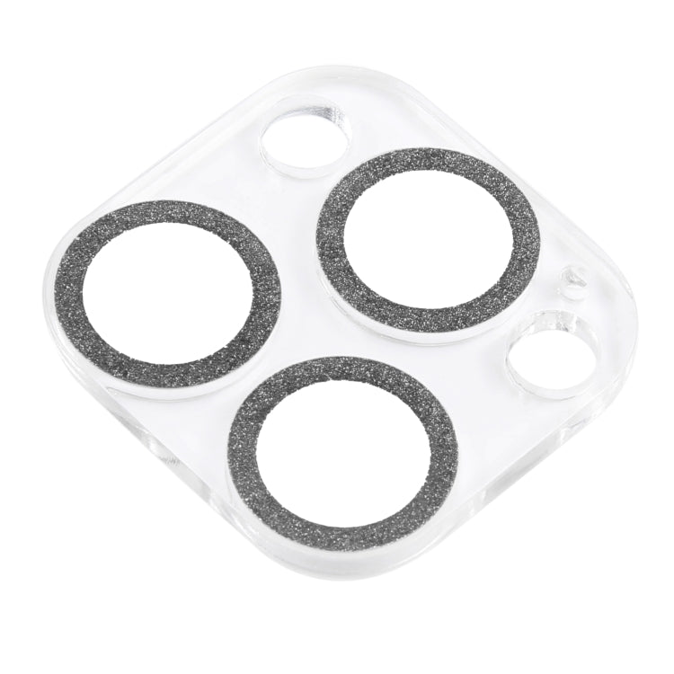 For iPhone 16 Pro / 16 Pro Max Glitter Ring Tempered Glass Camera Lens Film